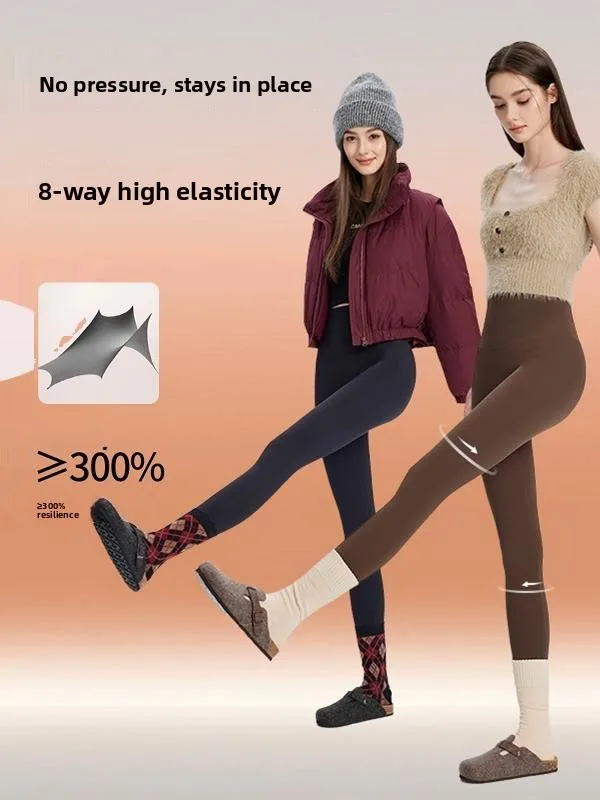 

Slimming Cloud Feeling arkskin Pants Women's Yoga Fitn Thermal Trousers plus Size Fce Lined Base Layer Pants