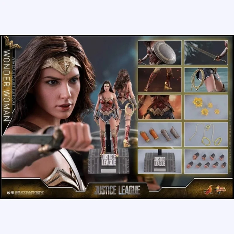 Hot Toys Diana Prince Action Figure Wonder Woman 3 Figures Ht 1/6 Mms451 Model Statue Dolls Collection Decoration Toys Kids Gift