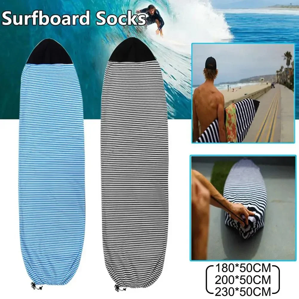 

Surfboard Sock Cover Lightweight Stretch Protective Paddleboard , Foldable Ski Protection Cover, Surfing Accessories