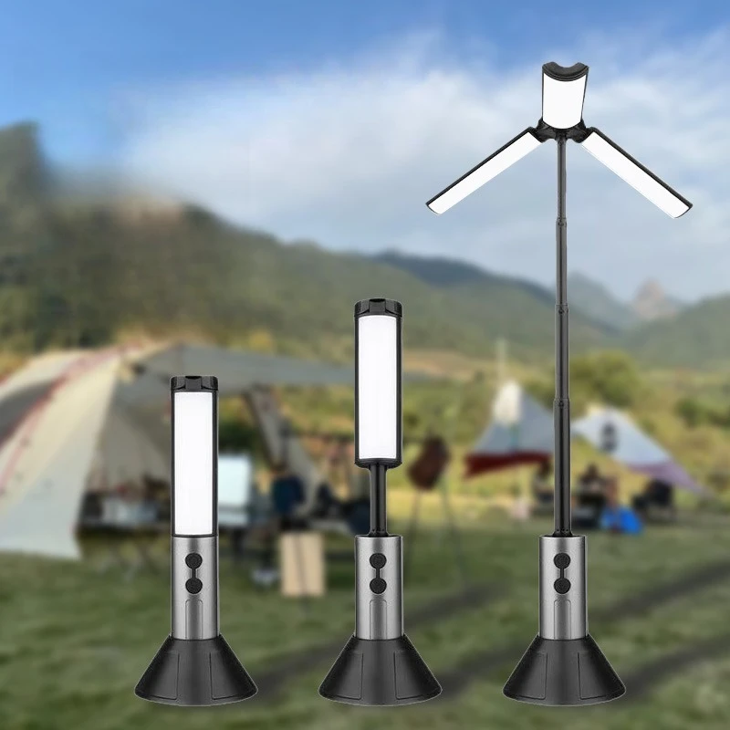 

Outdoor Camping Portable Lamp Multi-functional Retractable Lamp Lightweight Tent Lamps Illumination Flashlight Camp Equipment
