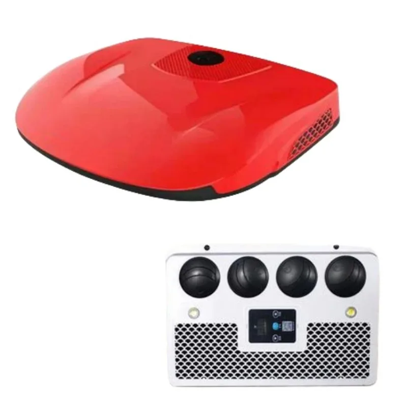 RGFROST Car Air Conditioner Cars Roof Universal 12V 24V Dc Caravan AC Splitting Air Conditioner Truck Cabin Top Air Conditioner
