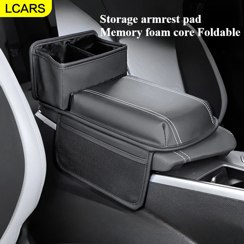 

Lcars-New Car Armrest Box Heightening Pad, Car Storage Bag, Multiple Colors Available, Car Interior Products