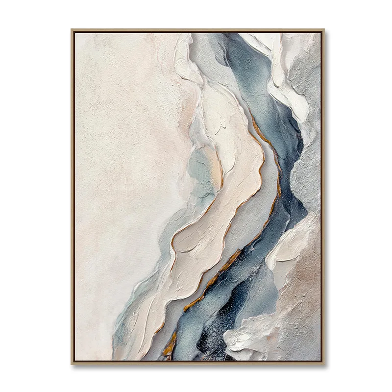 

Light luxury, minimalist style, abstract, hand painted, oil painting, living room, bedroom, sofa, background