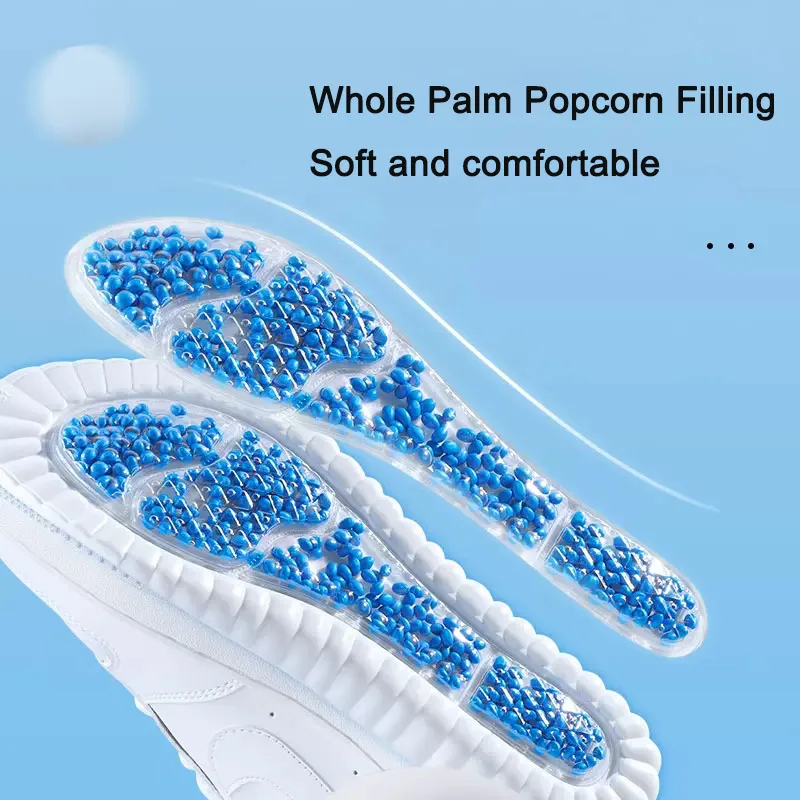 New Sport Latex Insole Comfortable Plantar Fasciitis Insoles for Feet Man Women Orthopedic Shoe Sole Running Accessories