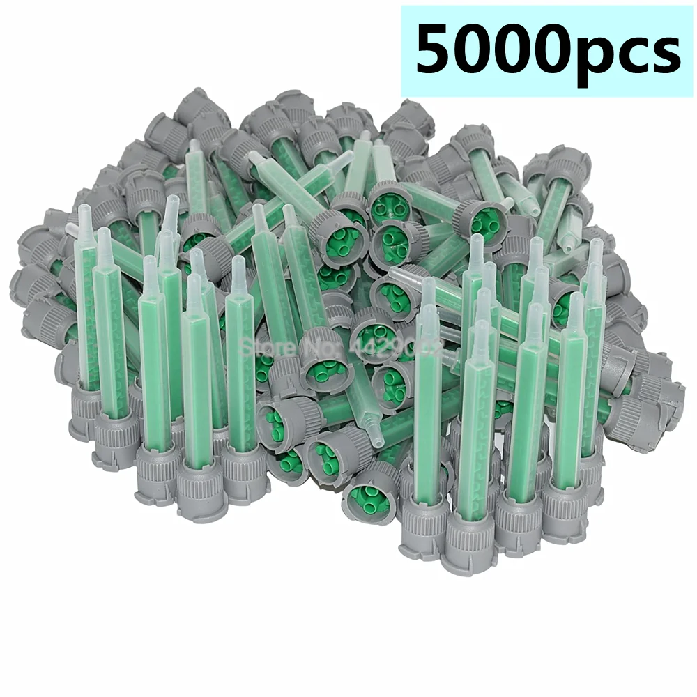 5000 Stück Quadratische Mischdüsen 90mm Statischer Mischer 1:1 Klebstoff-Mischrohr Statische Mischdüse für 50ml 1:1 Epoxidharz AB-Kleber – Detail 1