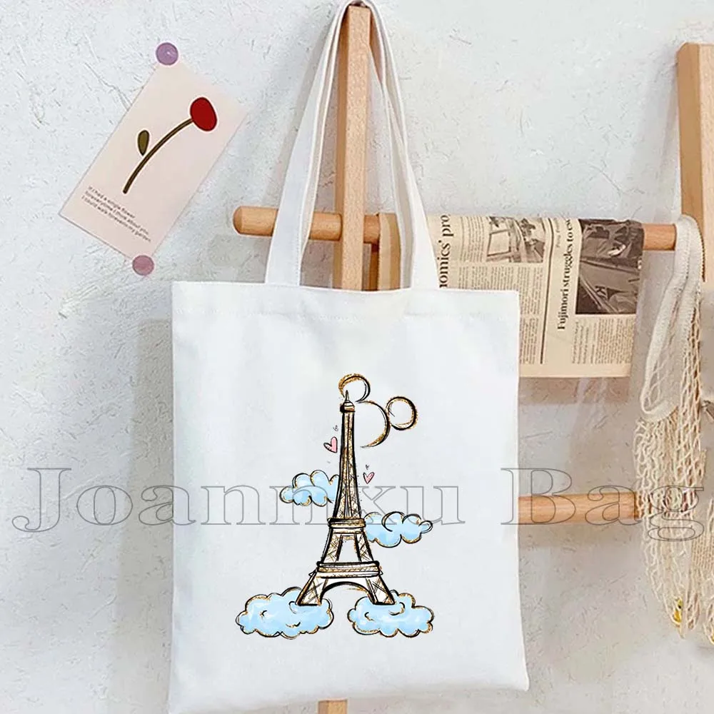 C'est la vie Funny French Words Quotes Collection Paris Eiffel Tower France Parisian Cute Gifts Canvas Tote Bag Shopper Handbag