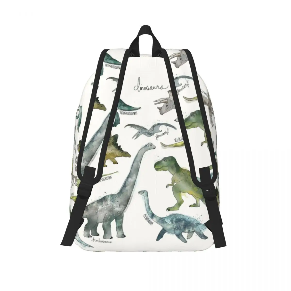 Dinosauri Dino Wildlife Cool zaino sport studente Business Jurassic Daypack per uomo donna Laptop Computer borse di tela