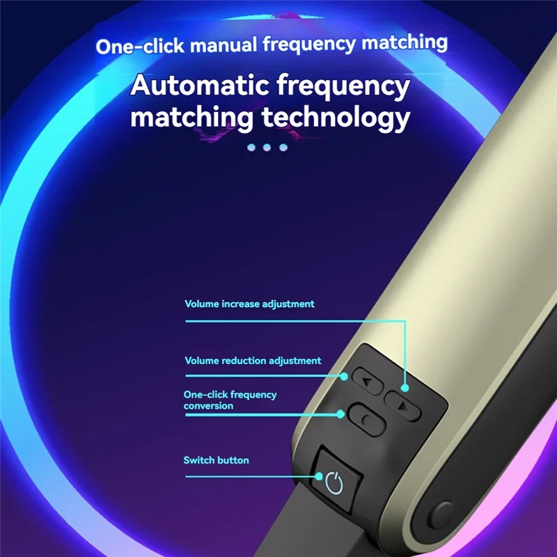 B04B-SKM9000 Wireless Microphone Professional UHF Frequency Adjustable Ultimate Sound Clarity For Show Teaching Wedding