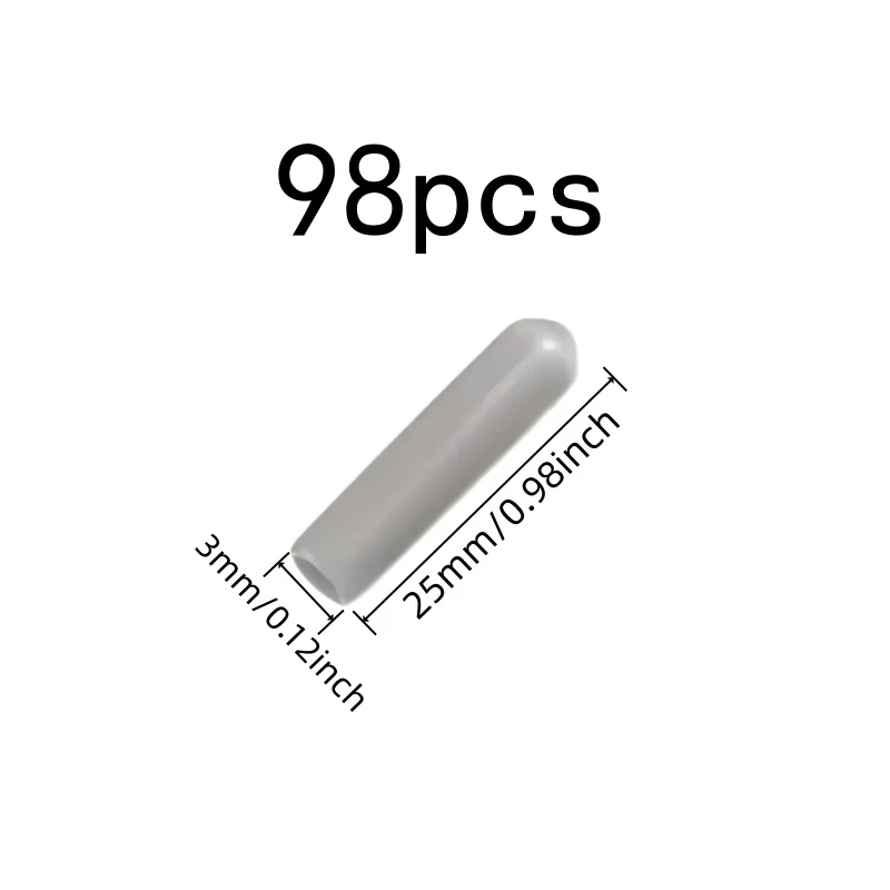 98 pcs Flexible Safety Covers, Kitchen Shelf Protection, Anti-Scratch Protection, Flexible Soft Material