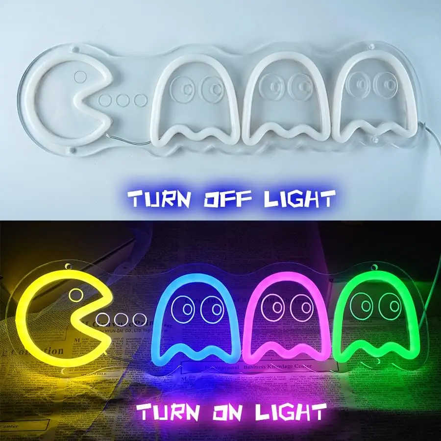 Anime Neon Light Sign Dimmable LED Neon Sign For Wall Decor Party Shop Club Bar Game Room Restaurant Decor Birthday Art Gift
