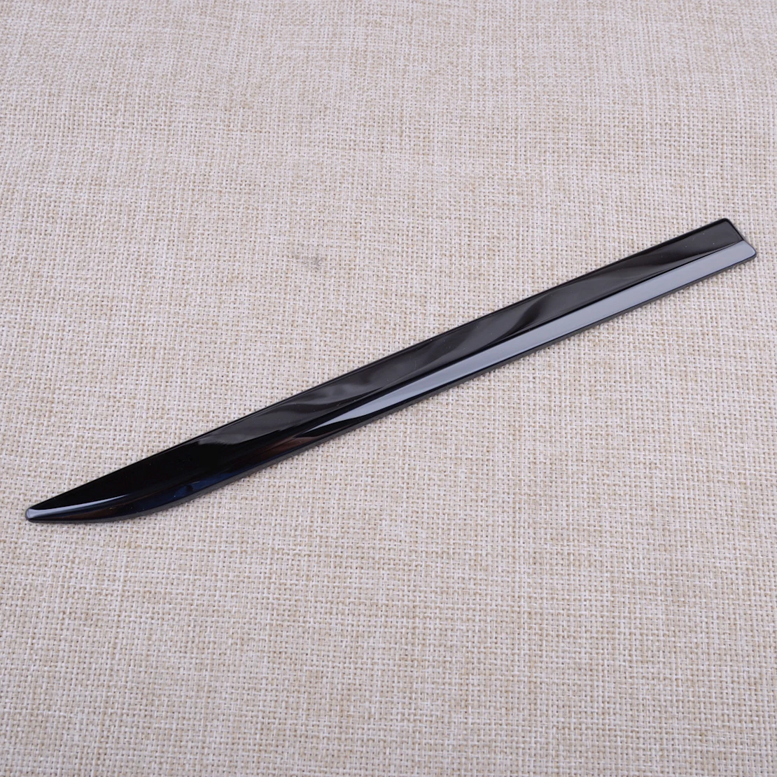 Car SUV Body Front Door Side Fender Trim Emblem Sticker Cover Accessories Badge Strip Stripe Decal Decor Black