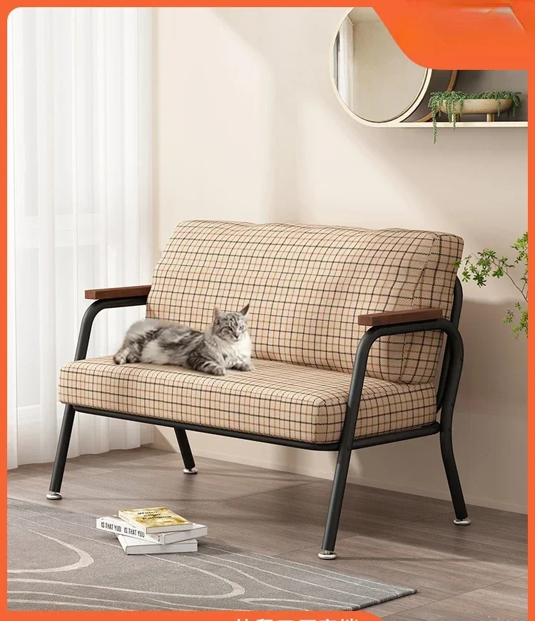 

Hot sales Wrought iron armchair, double single wabi-sabi chair, designer balcony, living room, bedroom, household single