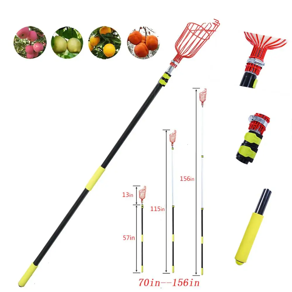 

Extentool Long Handle Fruit Picker Pole Custom Telescopic Pole For Garden Tools