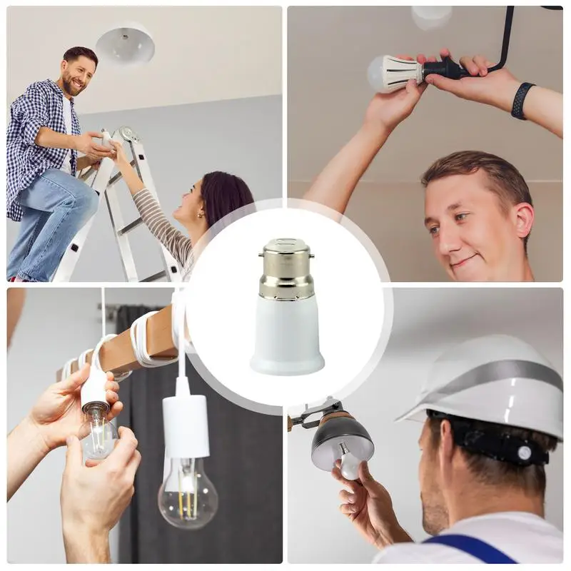 LED Bulb Socket Adapter Light Socket Converter Socket Adapter Bulb Base Adapter Converter Lamp Base Adapter for Antique Floor