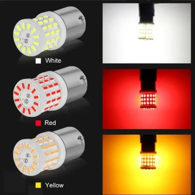 

2 шт. 1156 1157 светодиодный стробоскопический стоп-сигнал BAY15D лампа 30SMD DRL водяная вспышка реверсивный парковочный сигнал поворота автомобиля задний фонарь мотоцикл