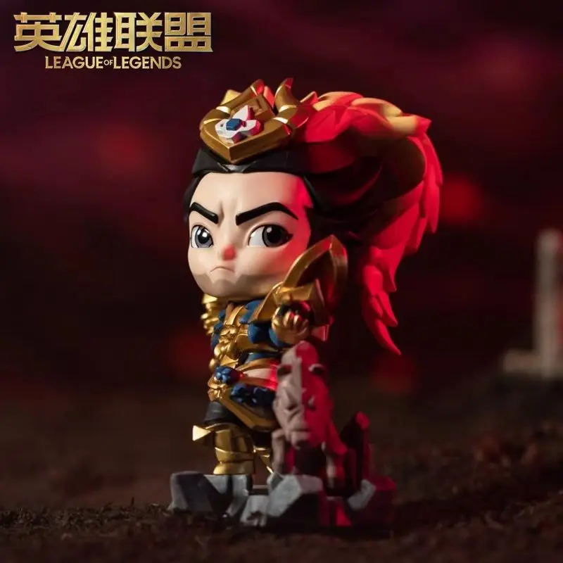 Bandai Original League of Legends Animationsspiel Peripheriespielzeug Jinx Teemo Poppy Vi Anime Action Modellfiguren Ornament Collection 9