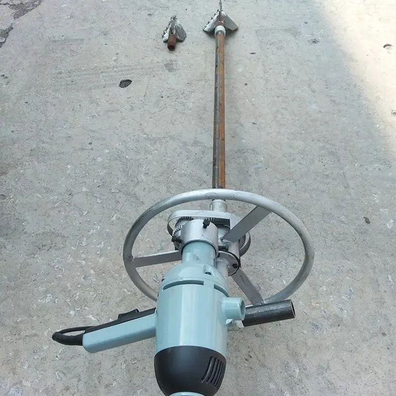 Customized Electric Water Well Drilling Rig Portable High Torque 60m Deep Well Drill For Small Farms And Rural Homes