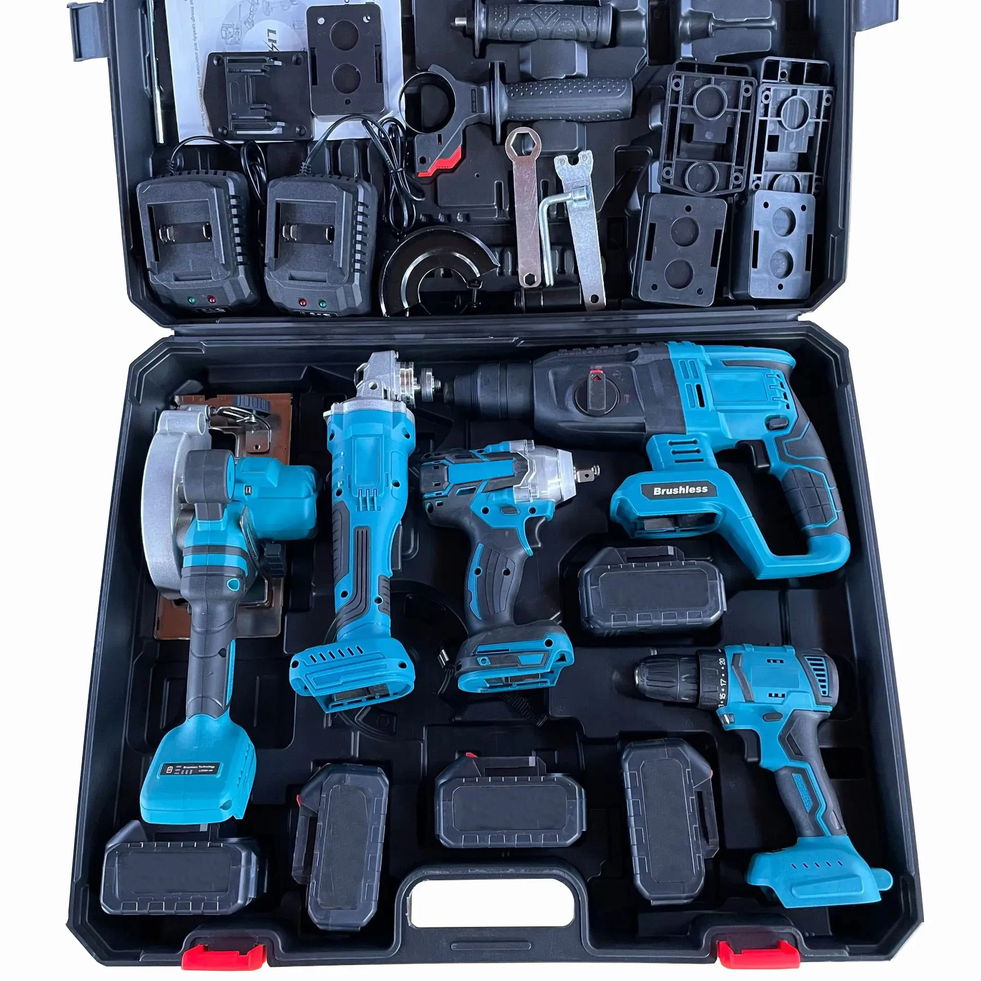 21v The Best Lithium Battery Cordless Electric Drill Power Drilling Machines Brushless Drill Tools Combo Makit Set
