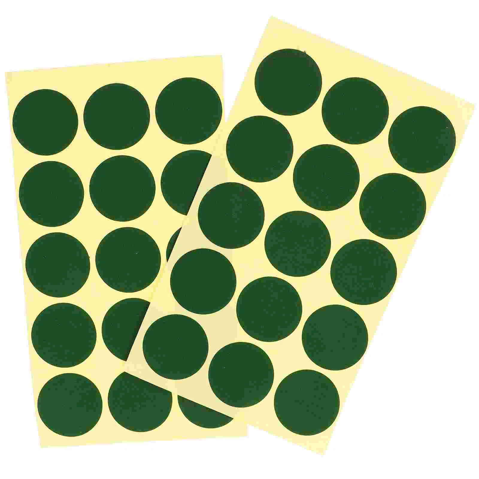 2 Sheets Billiard Black Spot Table Green Dots Stickers Marking Snooker Spots Kit Pool Marker Maker British Pingpong