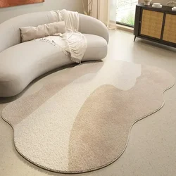 Irregular Living Room Large Area Carpets Minimalist Bedroom Bedside Carpet Plush Stain-resistant Carpet Soft Comfortable Rug