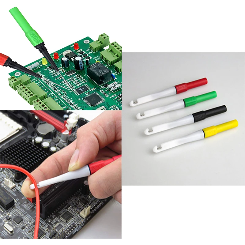 Multímetro de sonda de detección de vehículos, punta de sonda de punción de aislamiento no destructivo, último diseño de rosca de 30V, envío gratis,