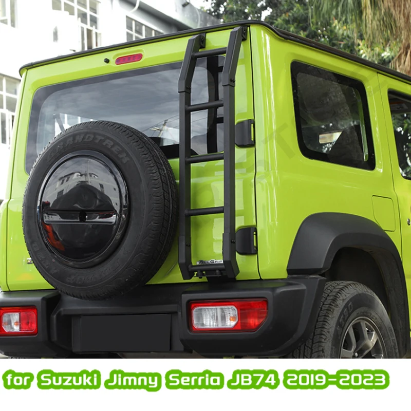 กรอบป้องกันประตูท้ายรถกรอบป้องกันสำหรับ Suzuki Jimny Gen 4 JB64 JB74 2019 2020 2023 Jimny อุปกรณ์ตกแต่งภายนอก