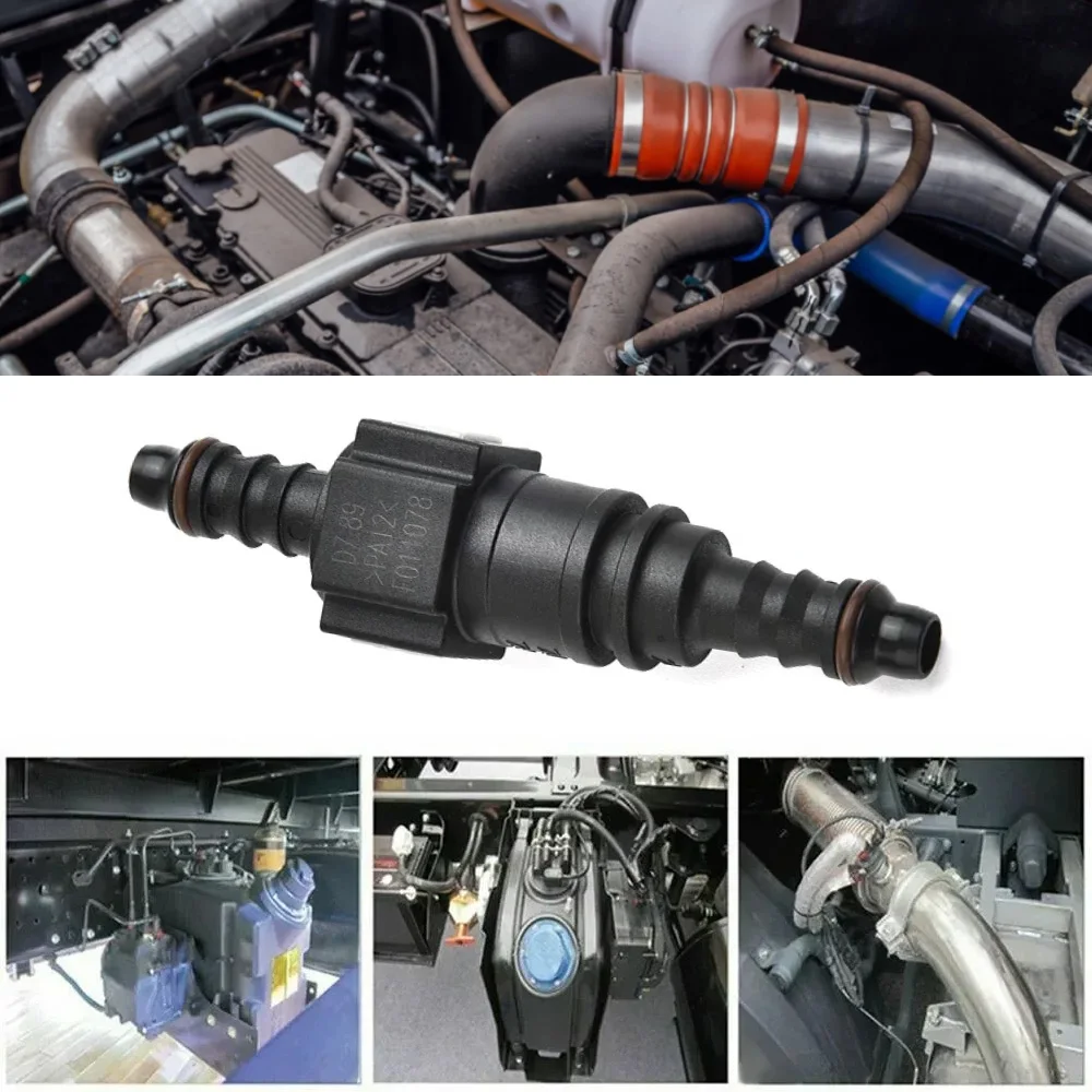 

Соединитель шланга топливопровода SAE 7,89-ID6, быстроразъемный разъем для резинового шланга с внутренним диаметром 5/16 (8 мм), или внутренним диаметром 1/4 (6,35 мм), нейлонового шланга