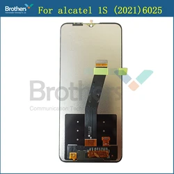 Pantallas Para Celular Displaly For Alcatel 1S 2021 LCD Screen Digitizer For Alcatel 6025 6025H 6025D Cell Phones & Accessories