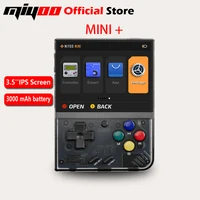 Consola de juegos portátil Retro MIYOO Mini Plus, pantalla IPS HD de 3,5 pulgadas, regalo para niños, sistema Linux, emulador de juegos clásico