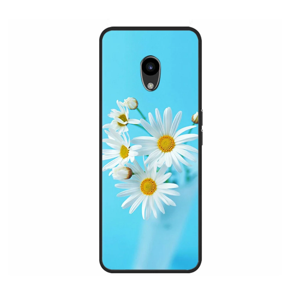 For Qin F21 Pro Case Ginkgo Leaf Marble Daisy Black Cases For Xiaomi Qin F21 Pro F21Pro Cover Silicon Back Bumper QinF21Pro 2.8