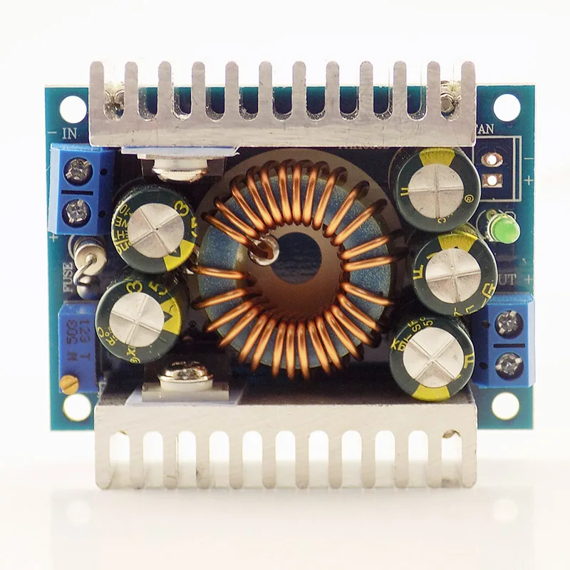 Low Ripple DC-DC 12A 100W Adjustable Step-down Module 95% Efficient Car Power Module A1