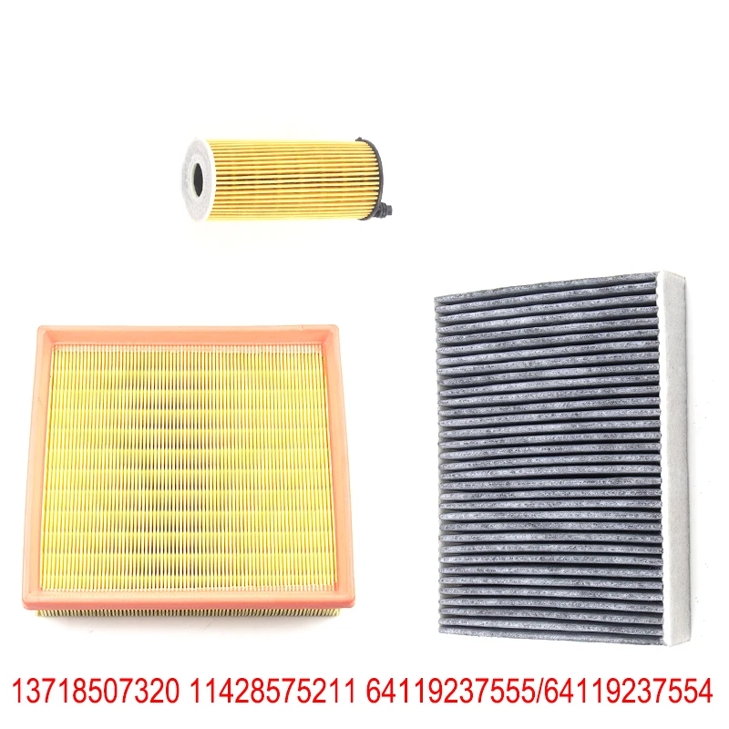 13718507320 11428575211 64119237555 64119237554 Oil Filter for BMW F20 F21 116i 118i 125i F22 F23 F30 F80 F31 F34 AC Air Filter