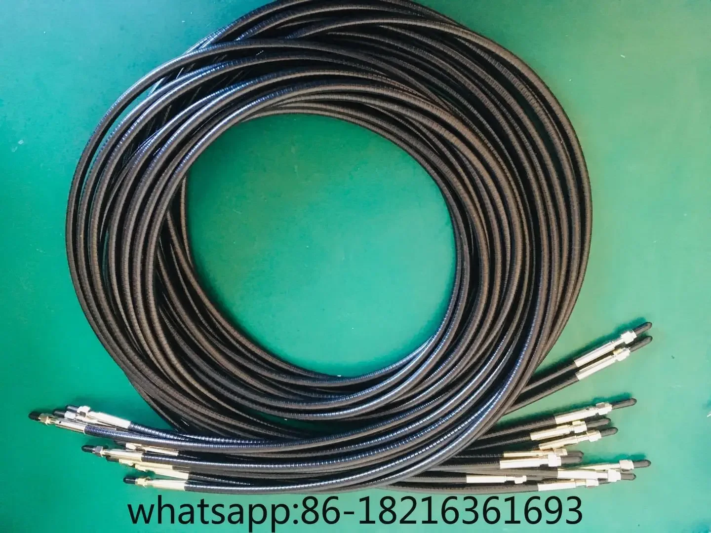 

FC/PC fiber optic jumper 105/125um visible infrared NA0.22 white dual head SMA