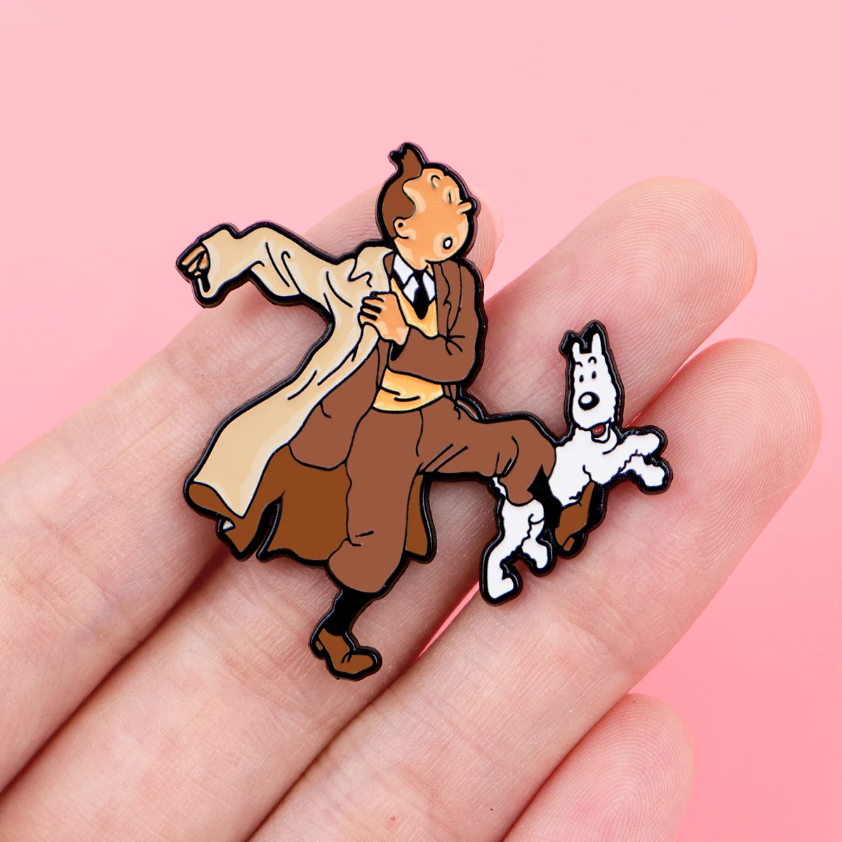 Cute Dog Enamel Pin Movie Brooch Pines Lapel Pins Badge on Backpack Clothing Accessories Funny Jewelry Fans Friends Gifts - Image 5