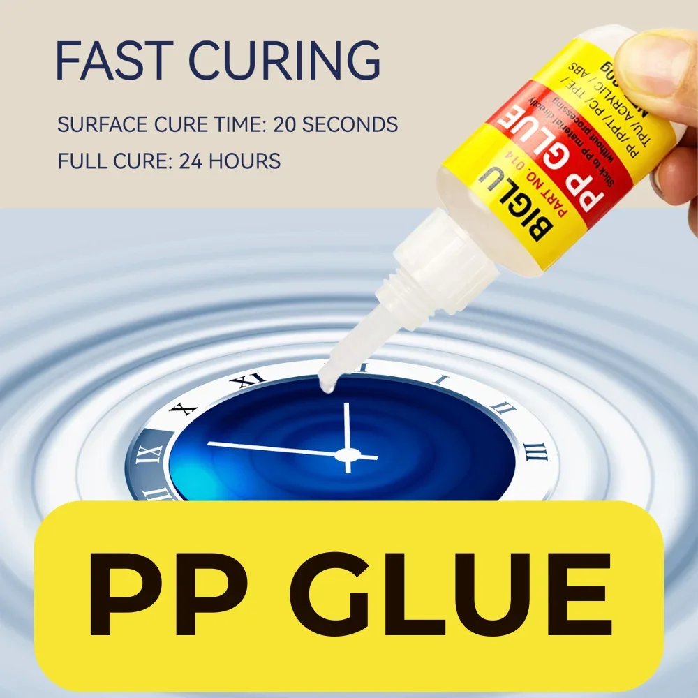 FIXWANT PPGlue Polipropileno/PPT/PC Policarbonato/TPE/TPU/ACRÍLICO/Adhesivo ABS para Plástico Sem Tratamento