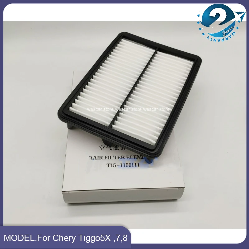 Filtre à air de moteur de voiture et filtre à carabine pour Chery Tiggo 4 5x1.5T Tiggo 7 Pro 1.5T 2.0L 2015- Tiggo 8 1.5T T15-1109111 T21-8107011