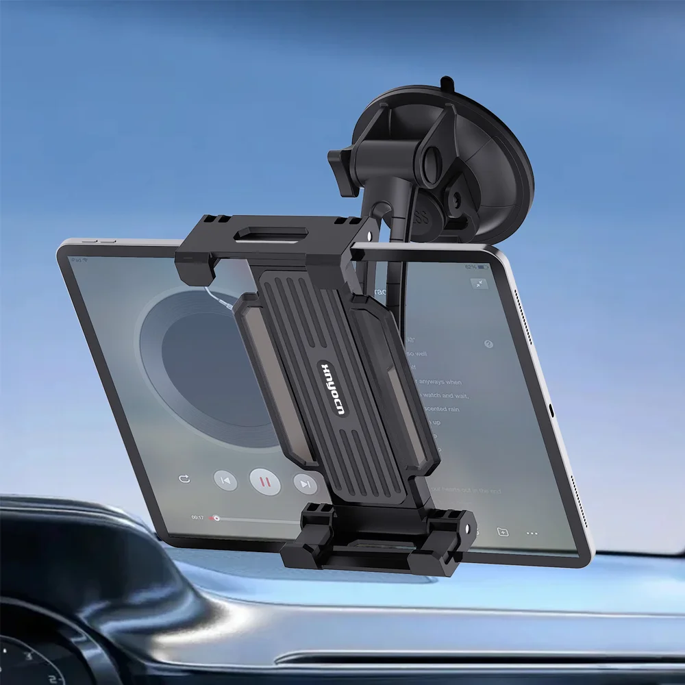 Xnyocn Car Dashboard Windshield Tablet Phone Holder Mount Auto Interior Universal Bracket Stand For iPad Samsung 4 To 13 Inches