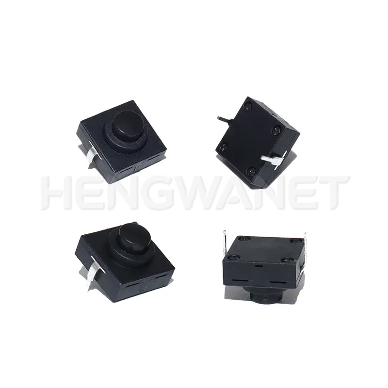 10PCS CB-1212-112D 2Pin Flashlight Button Switch 1A 30V Ultra-Thin Middle Of The Feet 12X12X9.4MM