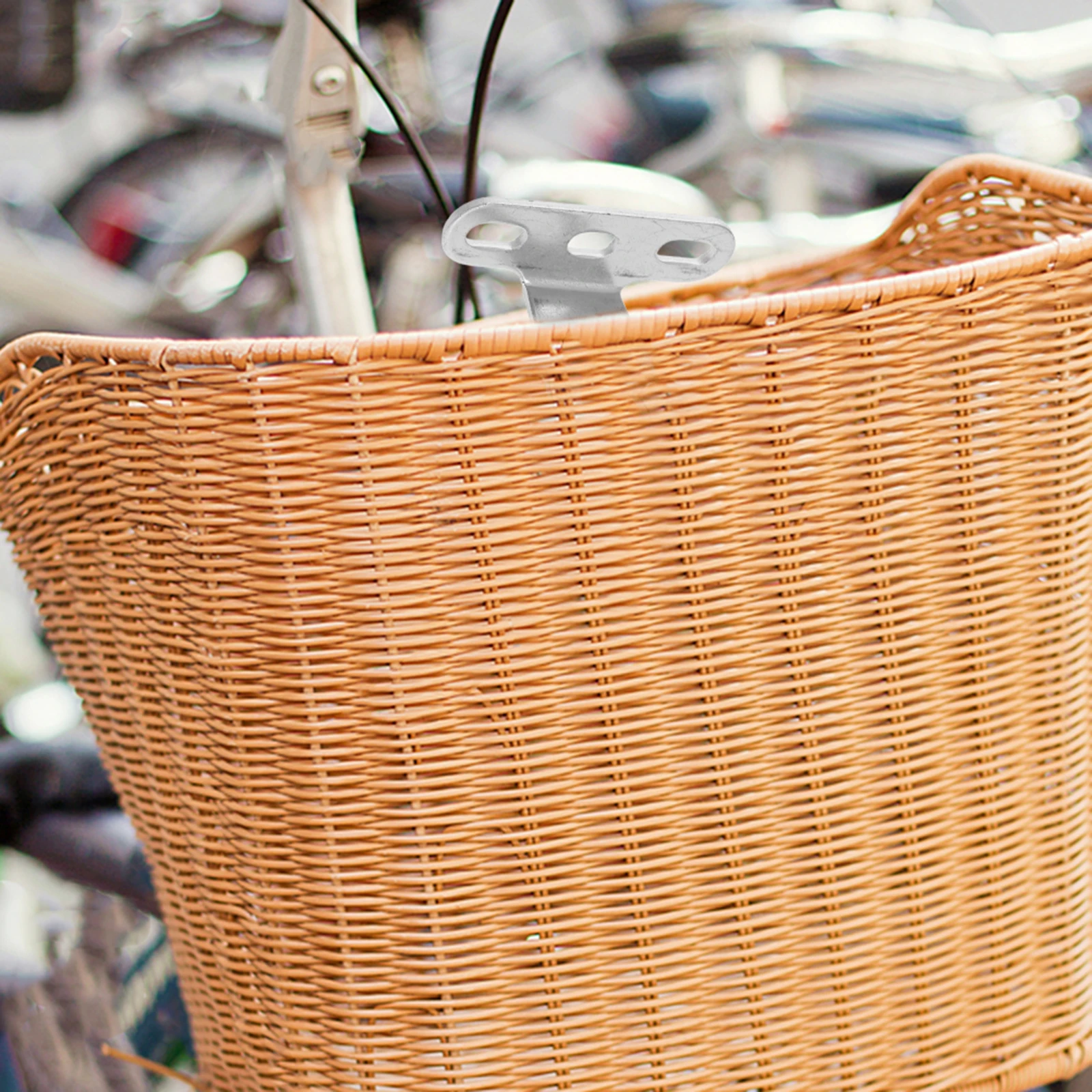 

2pcs Bicycle Basket Support Bracket Universal Fit Front Rear Mount For Electric Folding Bikes Bike Carrier Bracket Mounting