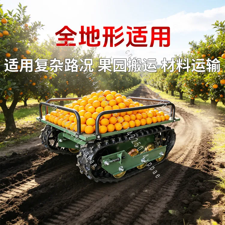 Remote Control Track Carrier Small Dual Motor Chassis Engineering Mountain Climbing Brushless Motor All Terrain