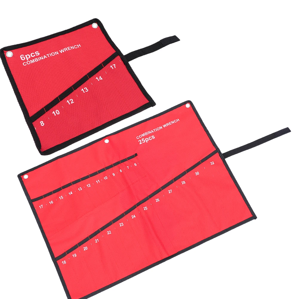 2 قطعة نشمر أداة حقيبة قماش وجع لفة المنظم الحقيبة ل الشدات المفكات كماشة السقاطات المقبس أدوات التخزين المدمج