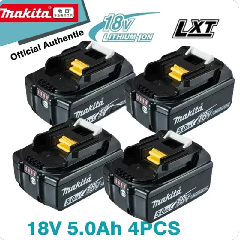 

100% original Makita 18V 5.0Ah Rechargeable Battery ,For Makita BL1830 BL1830B BL1840 BL1840B BL1850 BL1850B Power Tools Battery