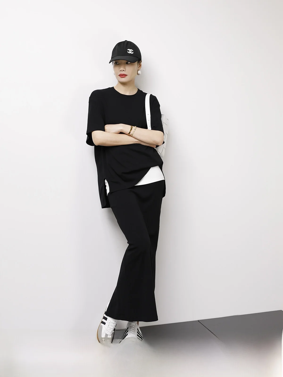 

LemonChen Comfortable Cotton Blend Boyfriend Long Skirt Set Faionable Lazy Girl Outfit Spring 2024 Women's Ensemble