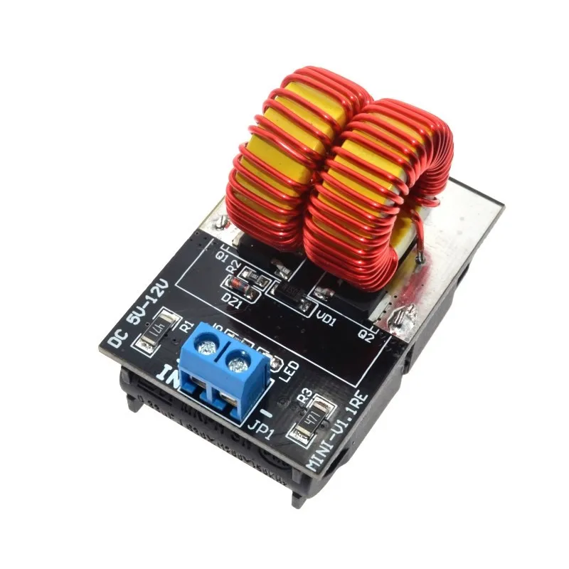 AEAK 5-12V ZVS Low Voltage Induction Heating Power Supply Module induction heating power supply with Coil