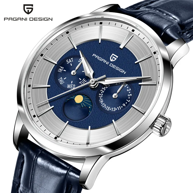 

Pagani Design Quartz Watch for Men High-end Multi-function Relógios Masculino Reloj Hombre Montre Homme часы мужские наручные