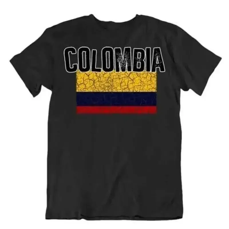 Flag T Shirt Colombia Fashion Country Keepsake Gift Pride Logo