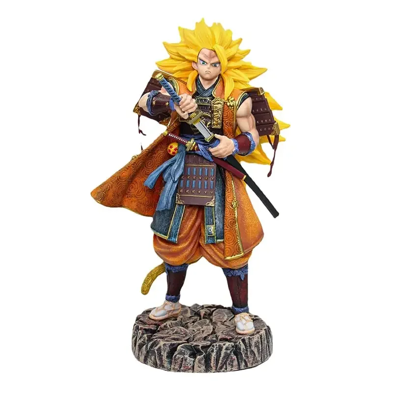 

Dragon Ball Goku Anime Action Figure 31cm Samurai Gk Figurine Super Saiyan Model Ornament Collection Decoration Toy Gift