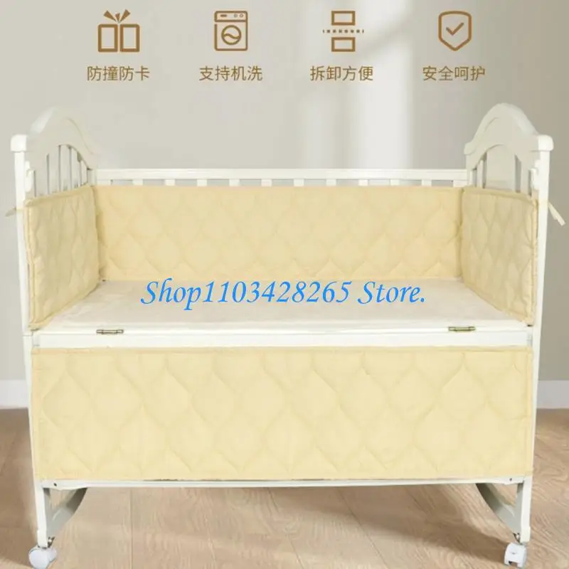 Fodera per culla Baby Essential Traspirante Protezione per culla lati Recinzione protezione Paraurti in unita