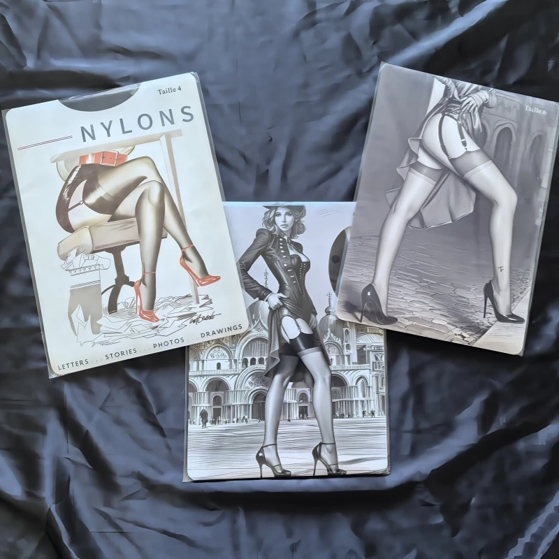 Große, nicht elastische, oberschenkelhohe Strümpfe aus reinem Nylon mit Einzelhandelsverpackung für Damen, sexy, ultradünne, transparente, fußförmige Medien – Detail 5