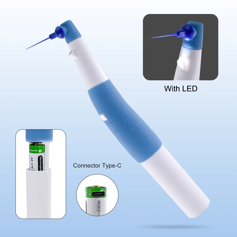 Wireless Dental LED Endo Activator Ultrasonic Endo Irrigator Root Canal Vibration Cleaning Tool with 60pcs Tips view 3